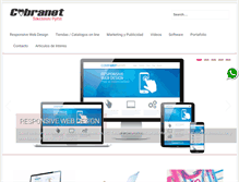 Tablet Screenshot of cobranet.cl